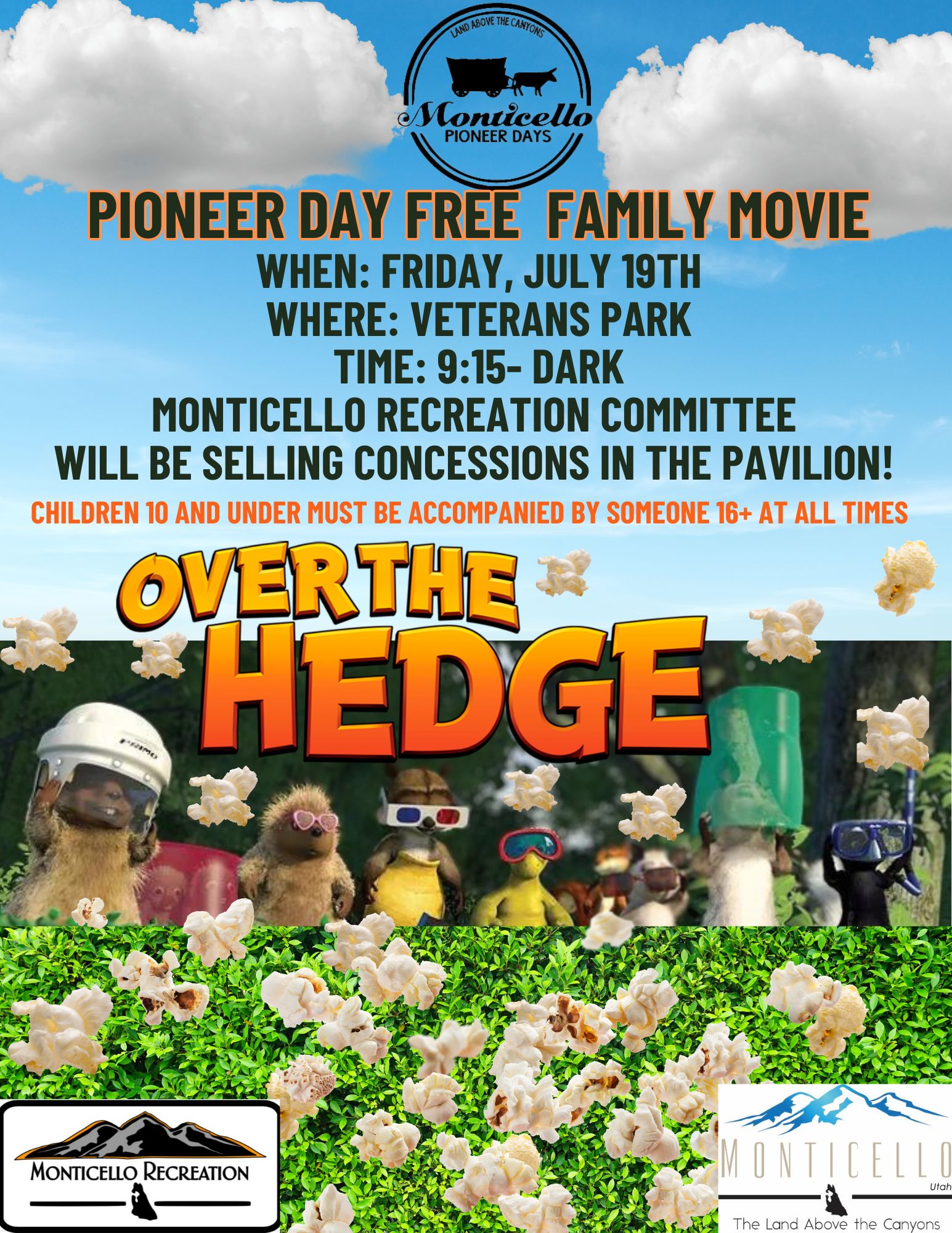 Offical site of Monticello, Utah City Events